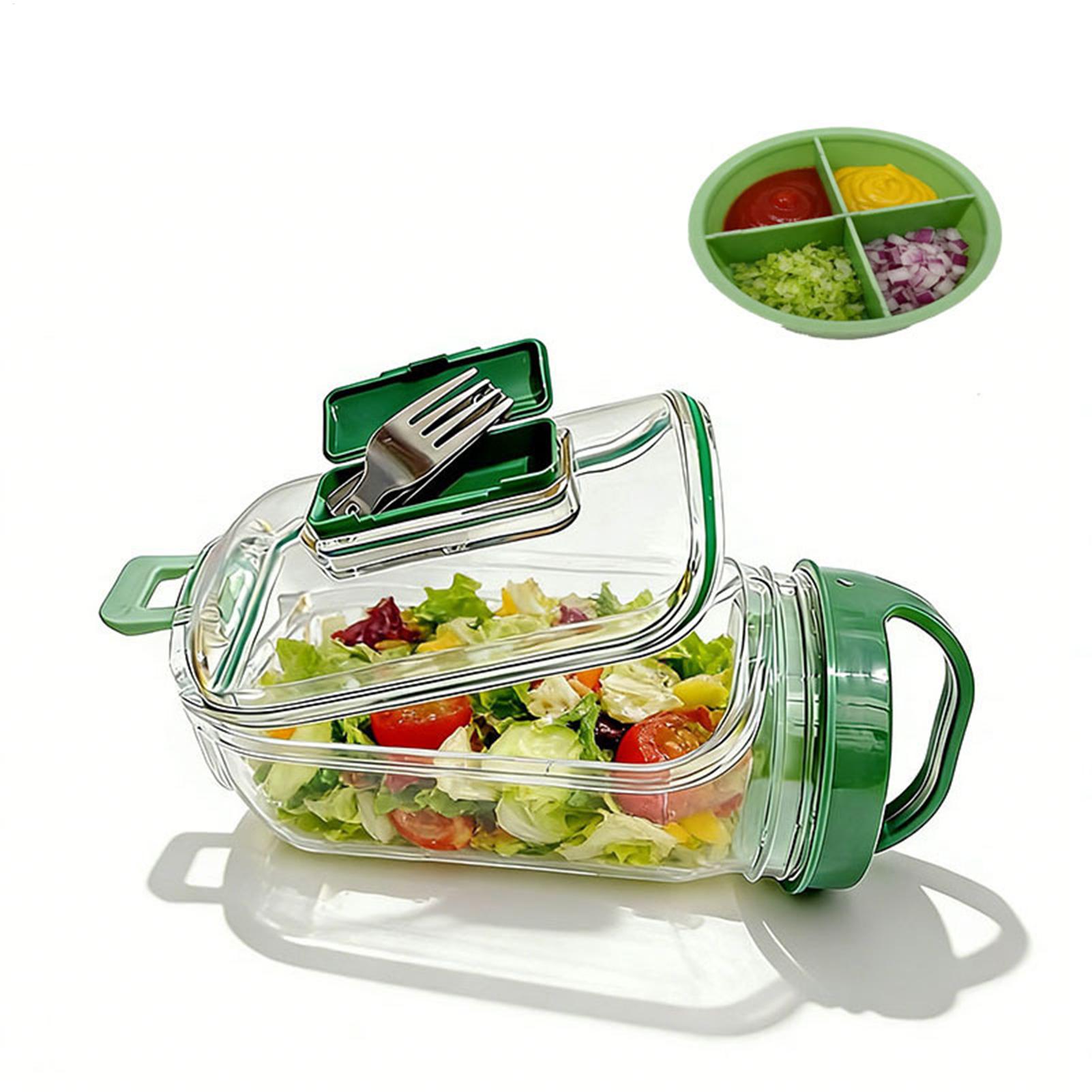 Meal Prep Gym - Boîte à salade à ouverture latérale