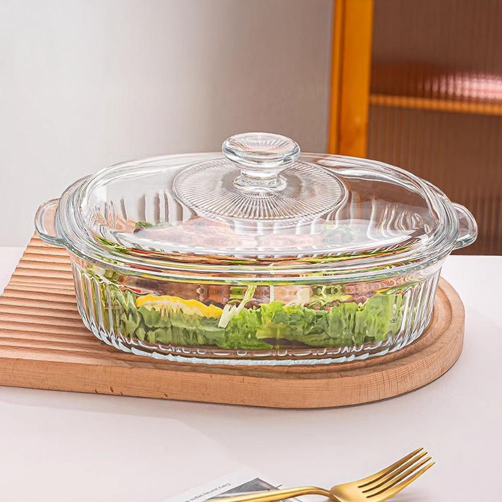 Meal Prep Glass Containers Oven Safe - Plat à pâtisserie résistant à la