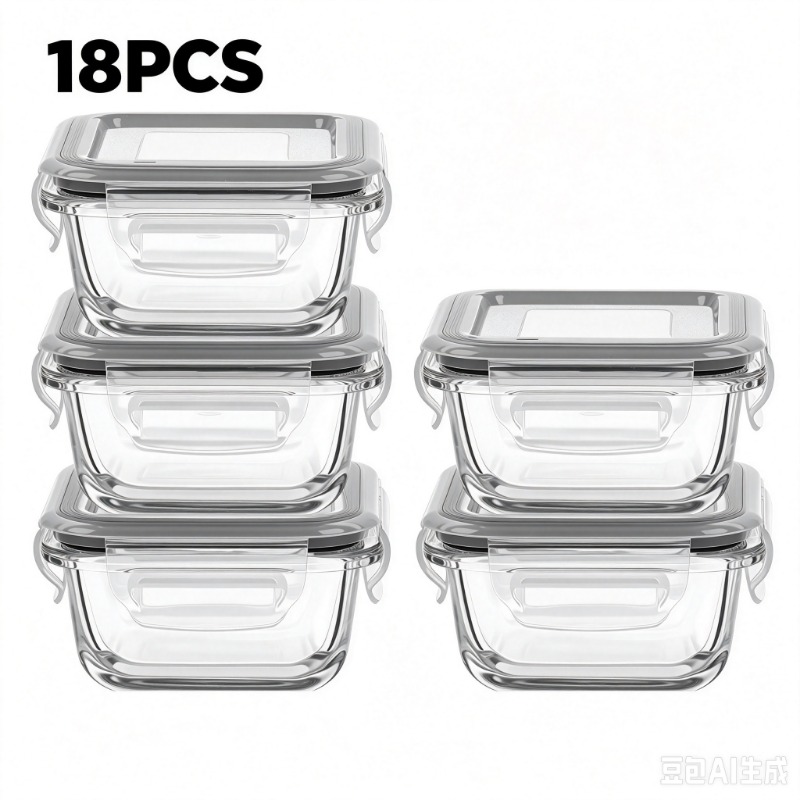 Meal Prep Glass Containers Oven Safe - Ensemble de récipients de conservation des