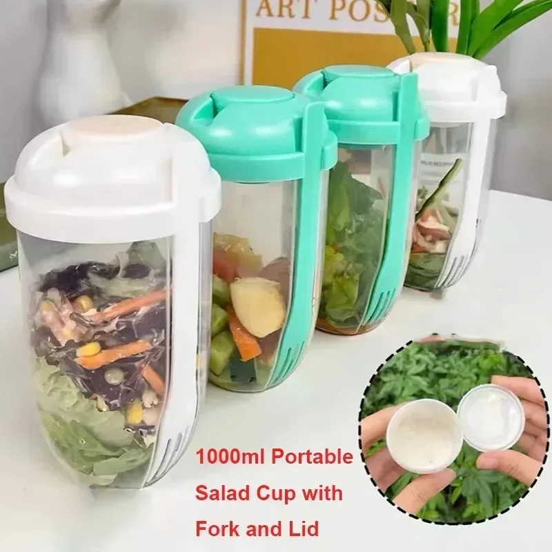 Meal Prep Yogurt - Bol à salade portable avec couvercle
