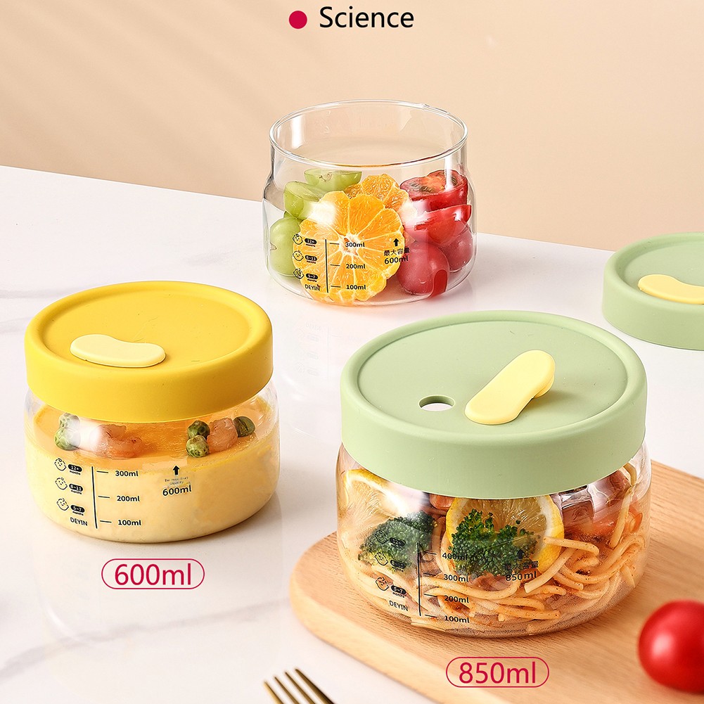 Meal Prep Glass Containers Oven Safe - Récipient de stockage de nourriture en