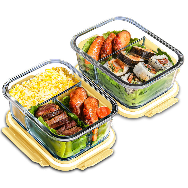 Meal Prep Glass Containers Oven Safe - Boîte de conservation en verre borosilicate