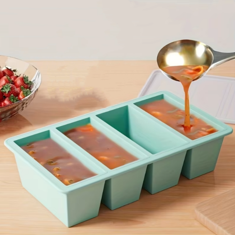 Meal Prep Dinners - Plateau de congélation en Silicone avec