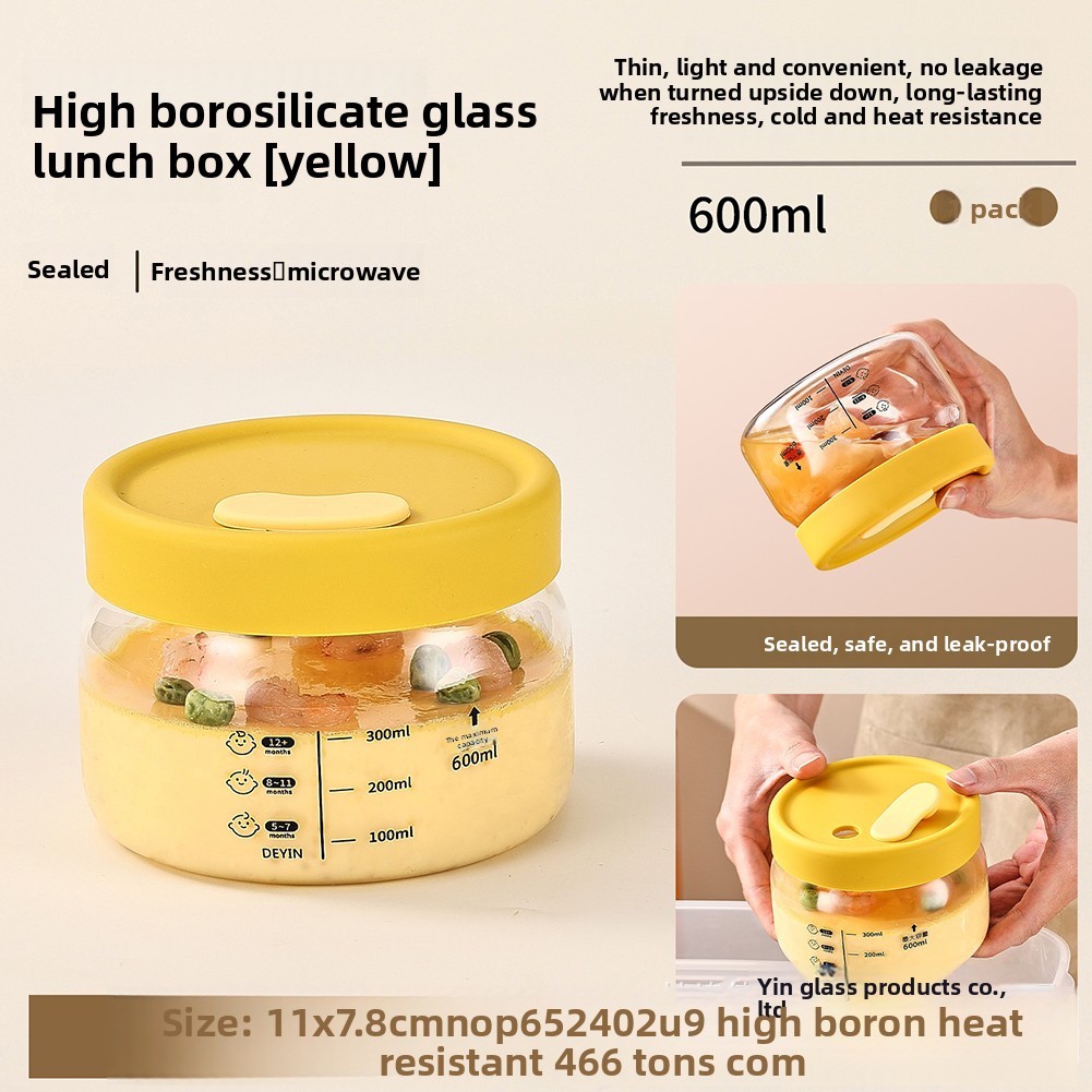 Meal Prep Glass Containers Oven Safe - Récipient de stockage des aliments en