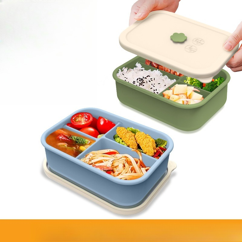 Meal Prep Diet - Boîte à lunch en silicone compatible