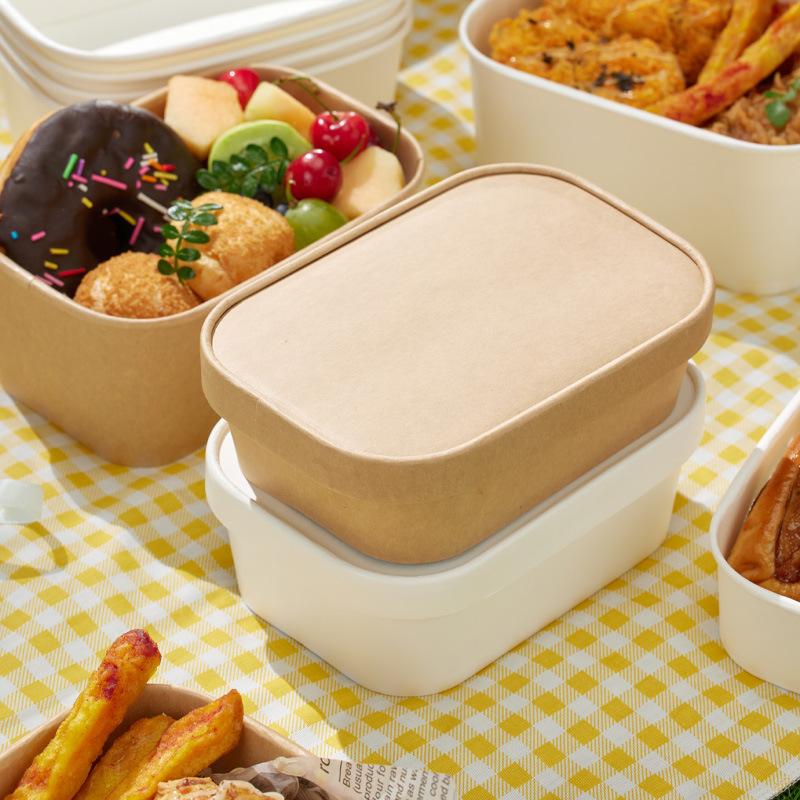 Meal Prep Gym - 10 boîtes à lunch carrées jetables