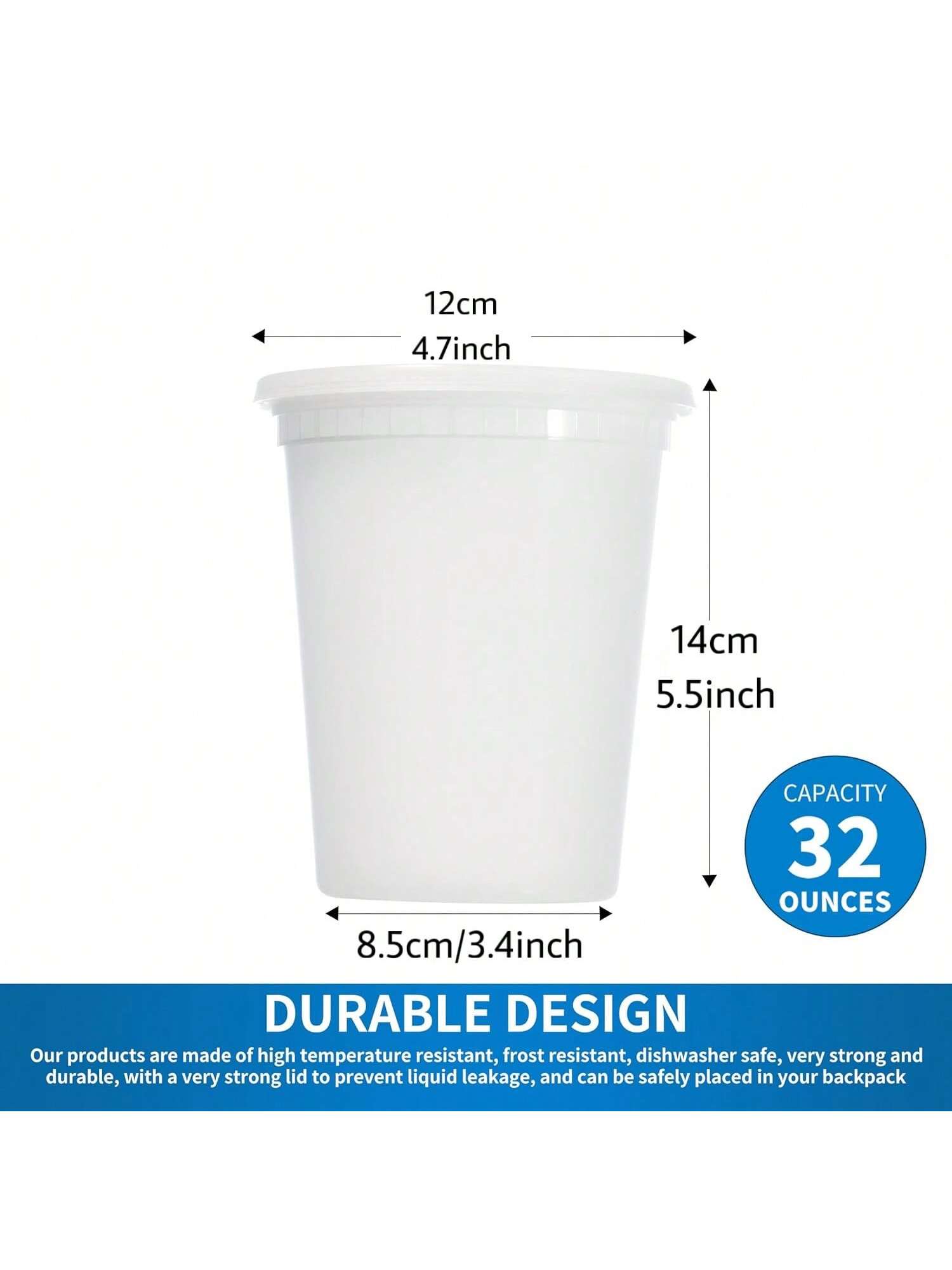Deli en plastique contenant de - Meal Prep Dinners avis et prix