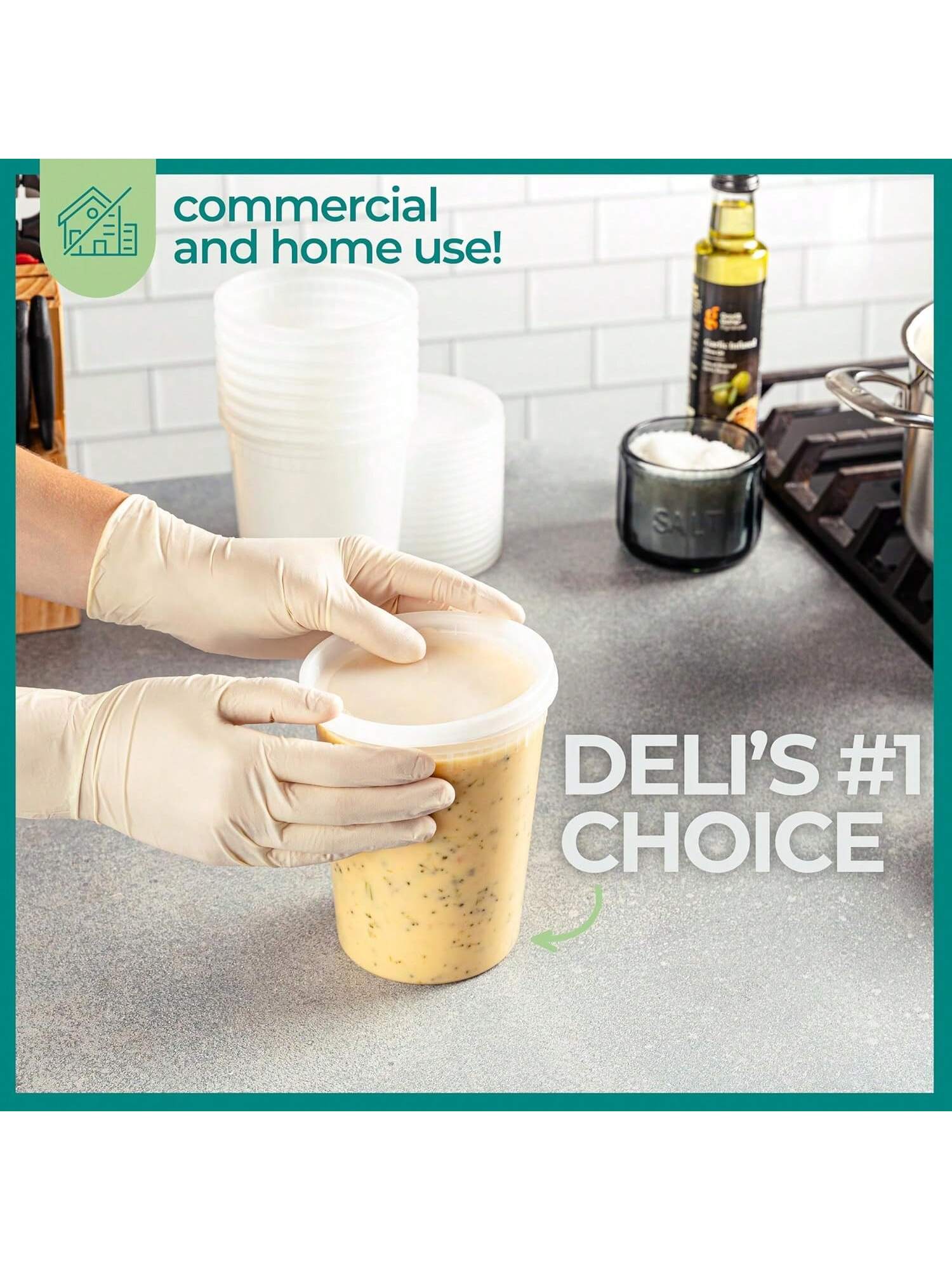 Deli en plastique contenant de - Meal Prep Dinners avis et prix