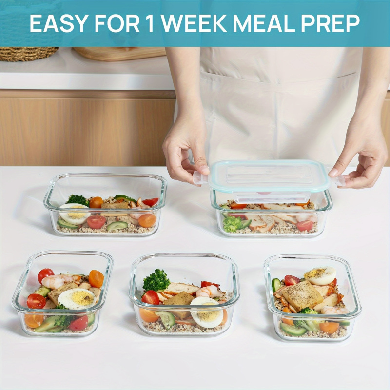 Boîte de conservation alimenta - Meal Prep Glass Containers Oven Safe avis et prix