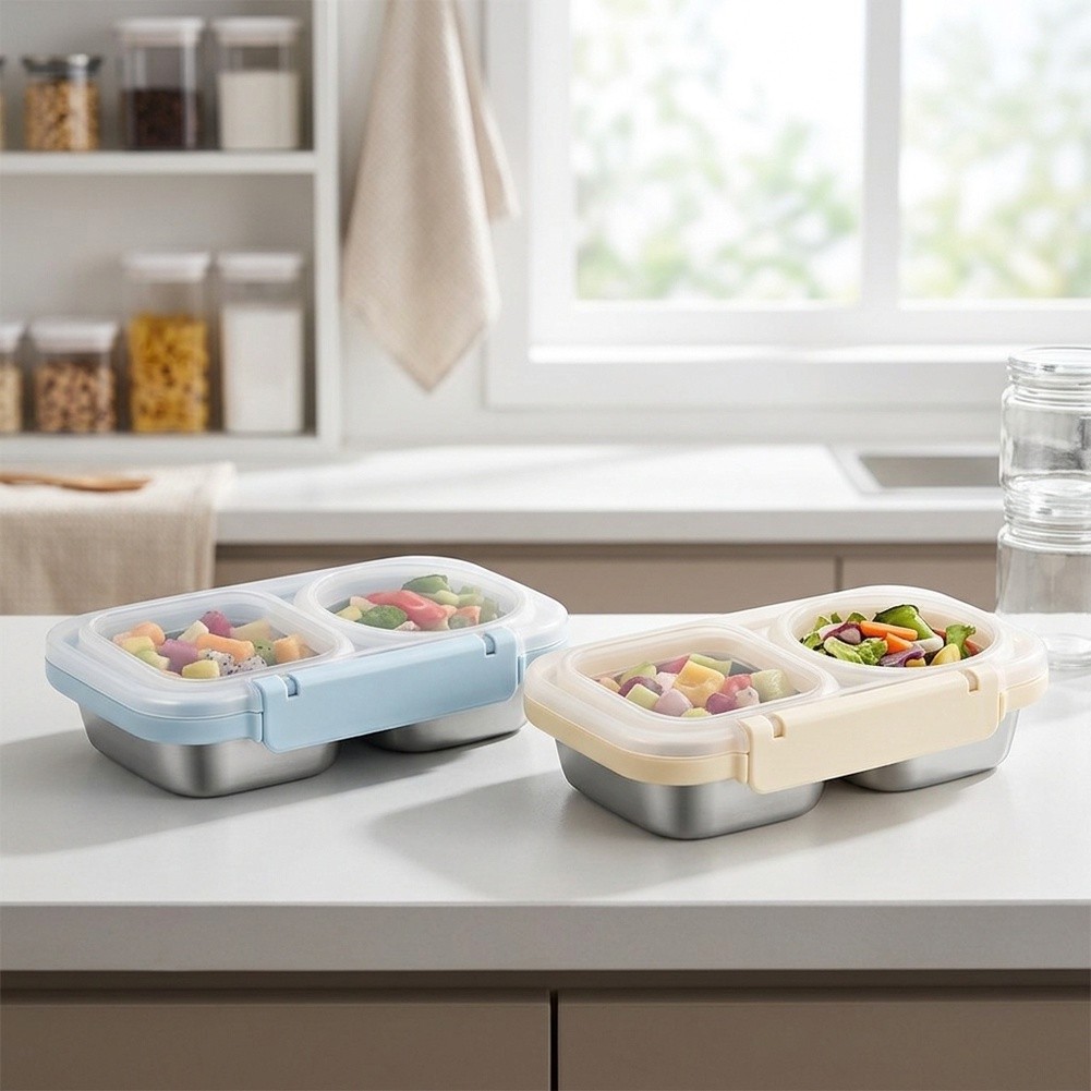 Lot de 2 boîtes à lunch en aci - Meal Prep Gym avis et prix