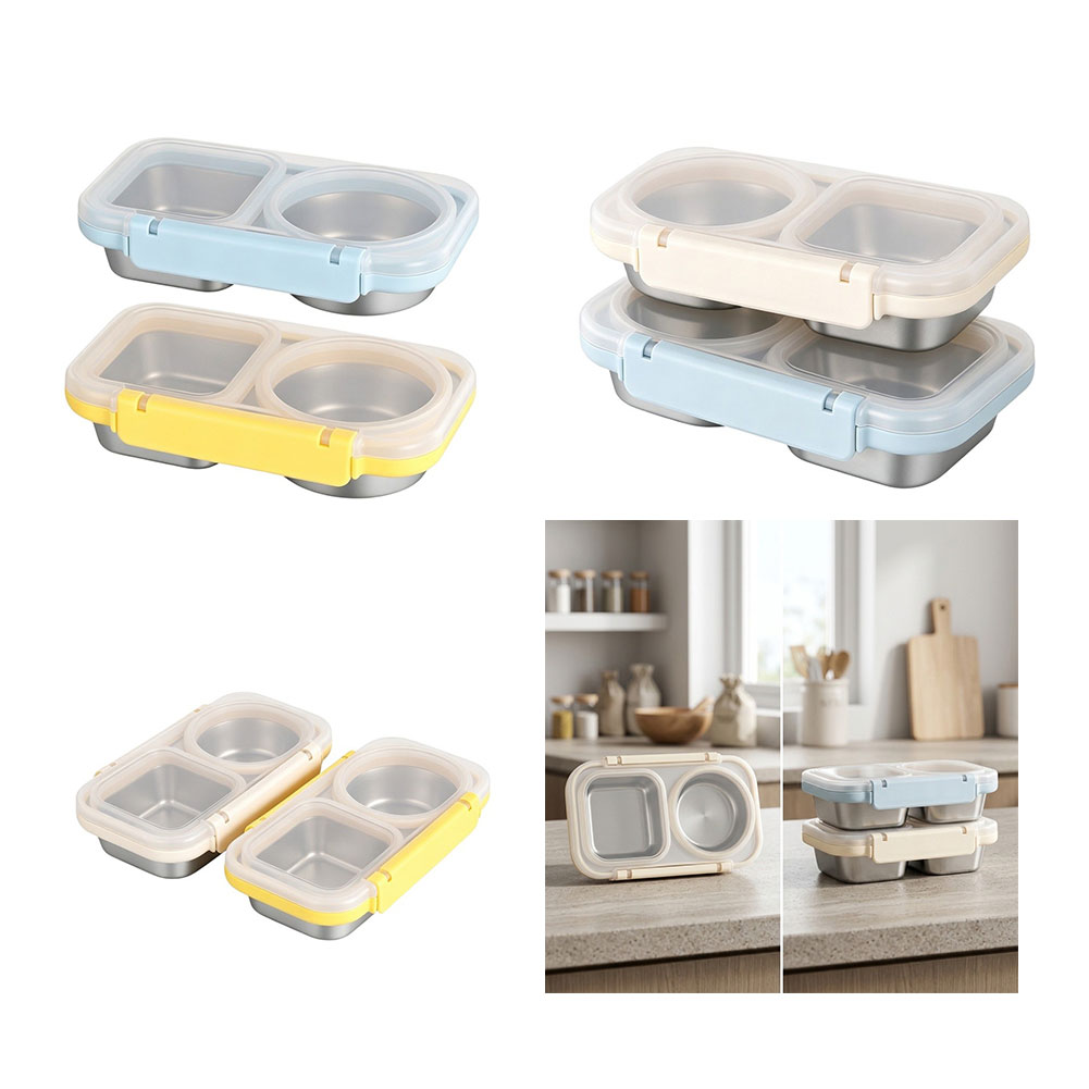 Lot de 2 boîtes à lunch en aci - Meal Prep Gym avis et prix