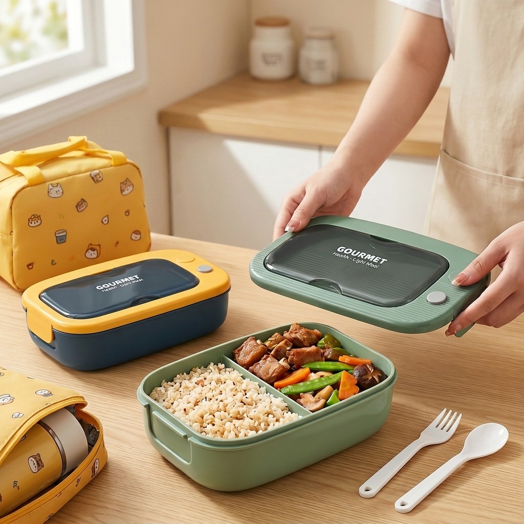 Boîte à bento en plastique mic - Meal Prep Dinners avis et prix