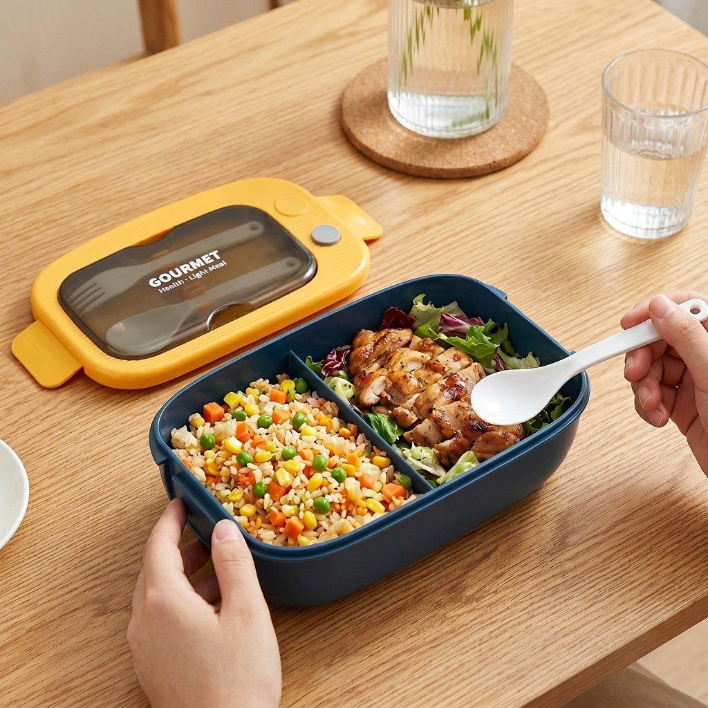 Boîte à bento en plastique mic - Meal Prep Dinners avis et prix