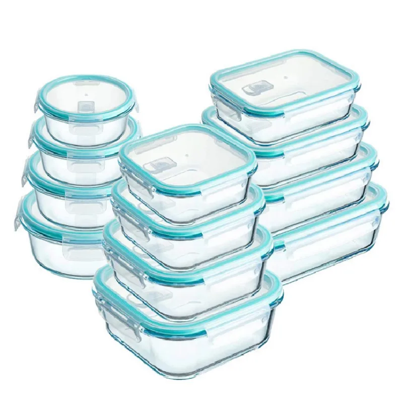 Boîte à lunch en verre borosil - Meal Prep Glass Containers Oven Safe avis et prix